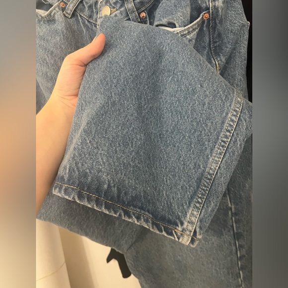 dark blue zara jeans size 38 (size 4-6 us) - Picture 3 of 3